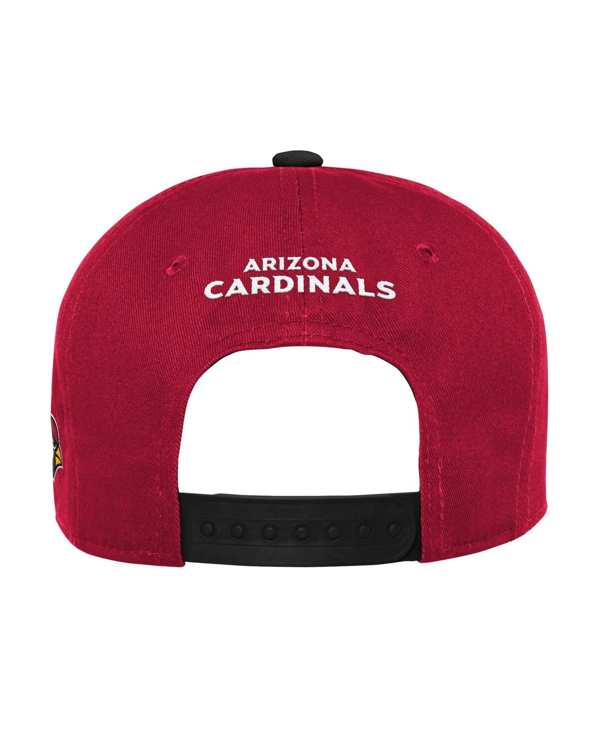 Preschool Boys and Girls Black Arizona Cardinals Lock Up Snapback Hat - Black