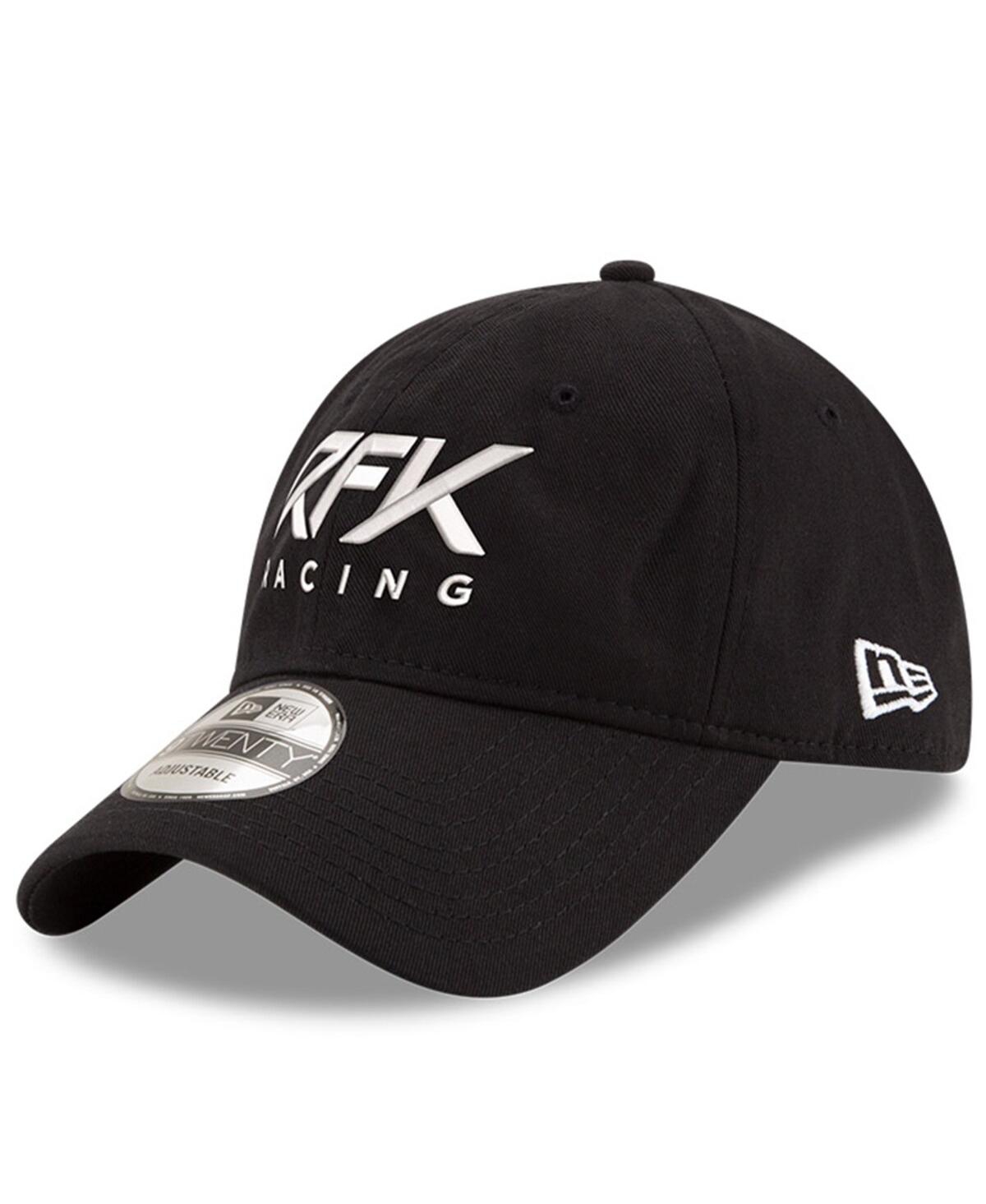 New Era Black Roush Fenway Keselowski Racing Enzyme Washed 9twenty Adjustable Hat In Black