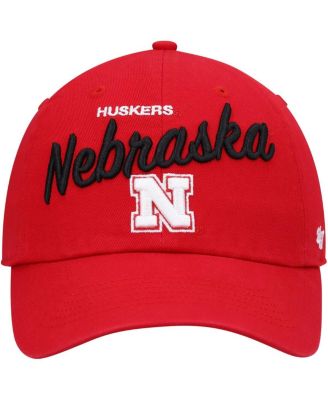 Women's Scarlet Nebraska Huskers Phoebe Clean Up Adjustable Hat