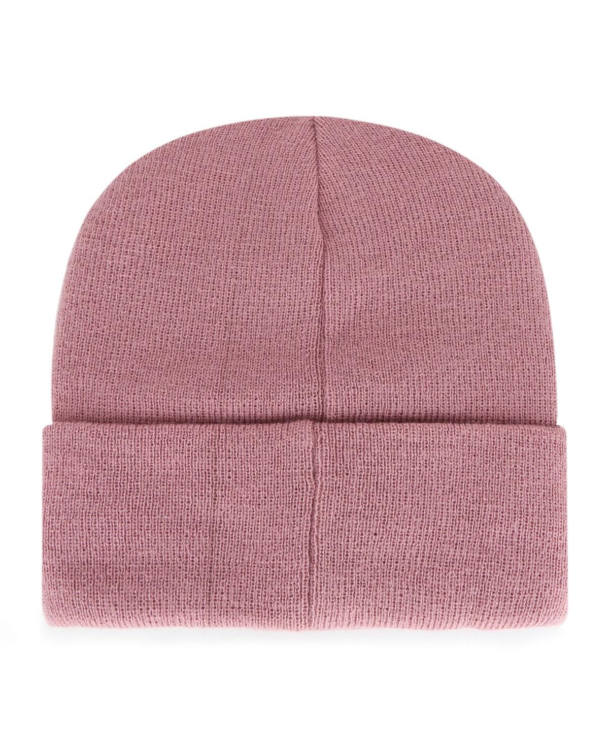 Shop 47 Brand Women's ' Pink Washington Commanders Haymaker Cuffed Knit Hat