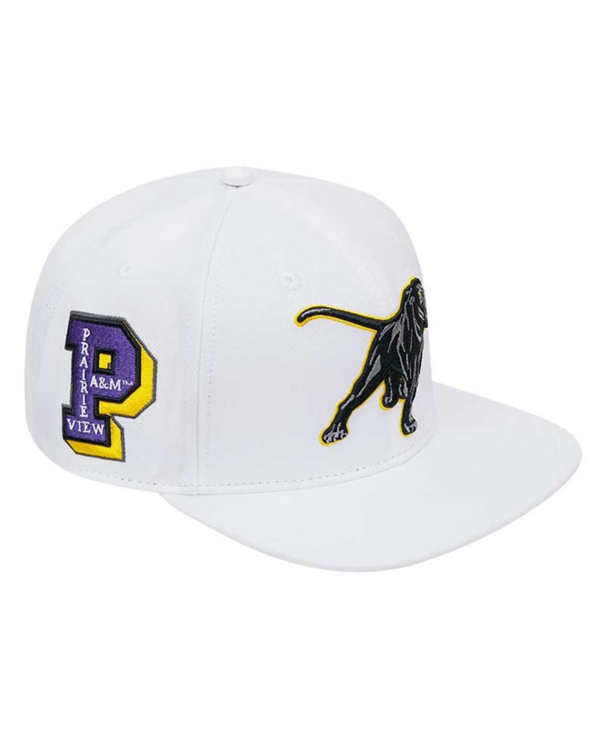 Shop Pro Standard Men's  White Prairie View A&m Panthers Mascot Evergreen Wool Snapback Hat
