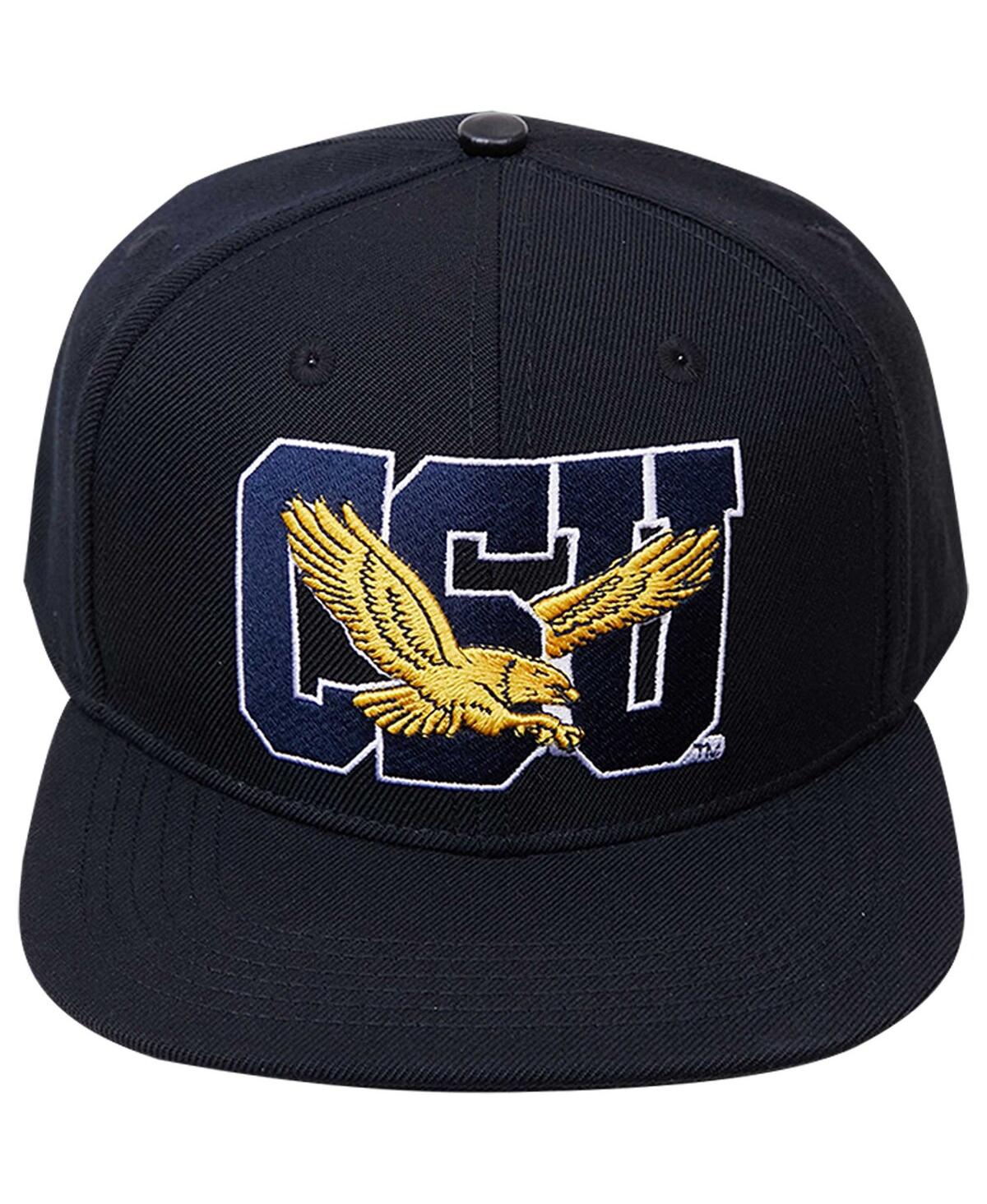 Pro Standard Black Coppin State Eagles Arch Over Logo Evergreen Snapback Hat In Black