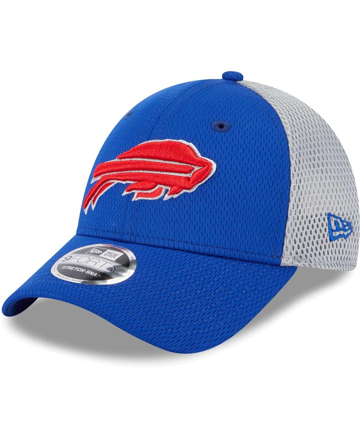 Shop New Era Men's  Royal Buffalo Bills Outline Trucker 9forty Adjustable Hat