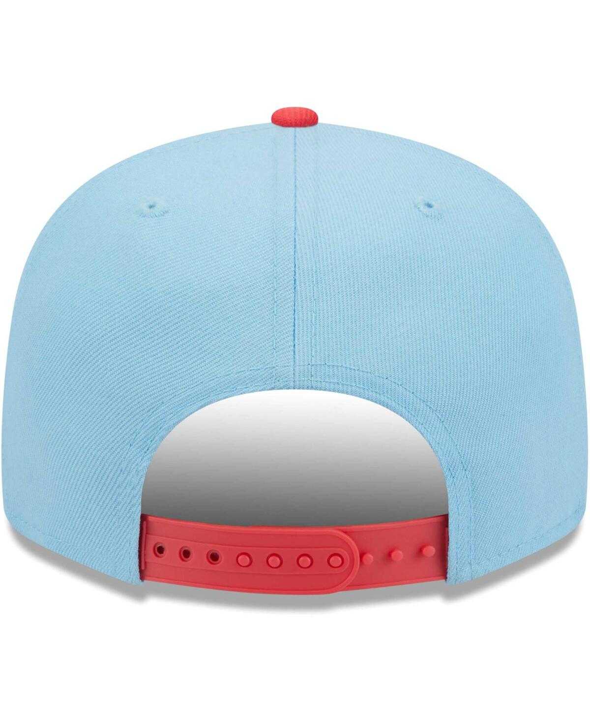 New Era Men's  Light Blue, Red Chicago White Sox Spring Basic Two-tone 9fifty Snapback Hat In Light Blue,red