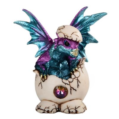 FC Design 5.25"W Blue Dragon Baby Hatchling in Egg Statue Fantasy ...
