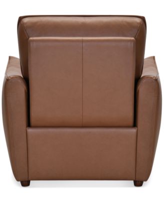 Polner 39" Leather Power Motion Chair, Created for Macy's