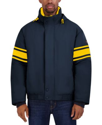Men's Colorblocked Vintage Puffer Jacket