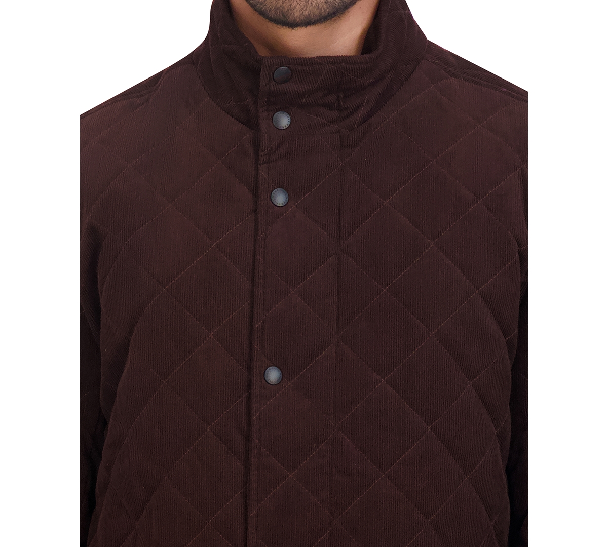 Cole Haan Men's Diamond-Quilted Corduroy Jacket