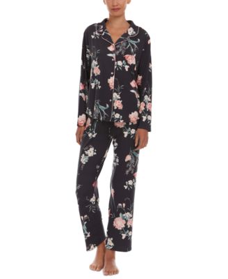 Flora by Flora Nikrooz - Women's Lindsey 2-Pc. Printed Pajamas Set