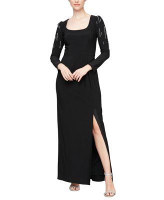 alex and eve evening dresses Alex Evenings 81122676 Long Sequin Lace Formal Evening Dress – The Dress  Outlet main image 1