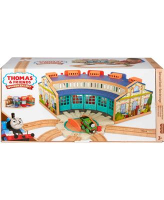 Fisher Price Thomas Friends Wooden Railway, Tidmouth Sheds Starter