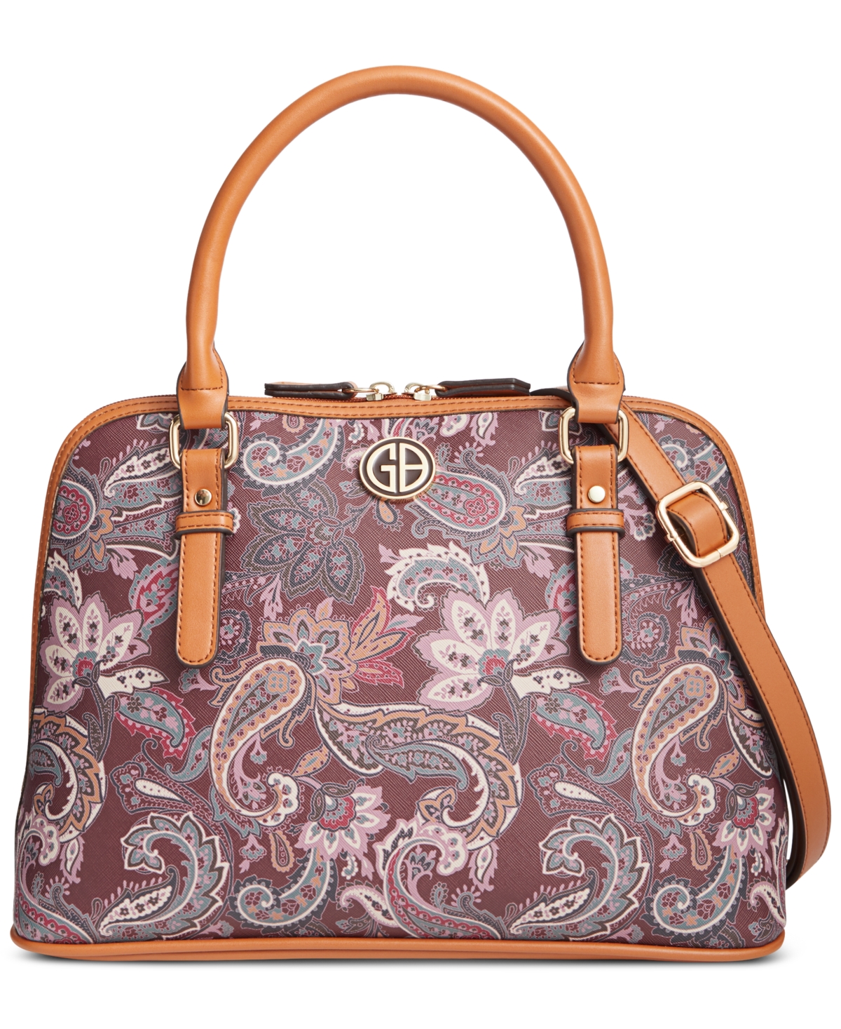 Tapestry Medium Dome Satchel, Created for Macy's - Wine