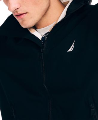 Men’s Classic Rainbreaker Hooded Zip-Front Lightweight Jacket