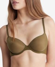 Aayomet Bralettes for Women Cup Bra Transparent Underwire Non Padded Bra  for Women (Green, 75C)