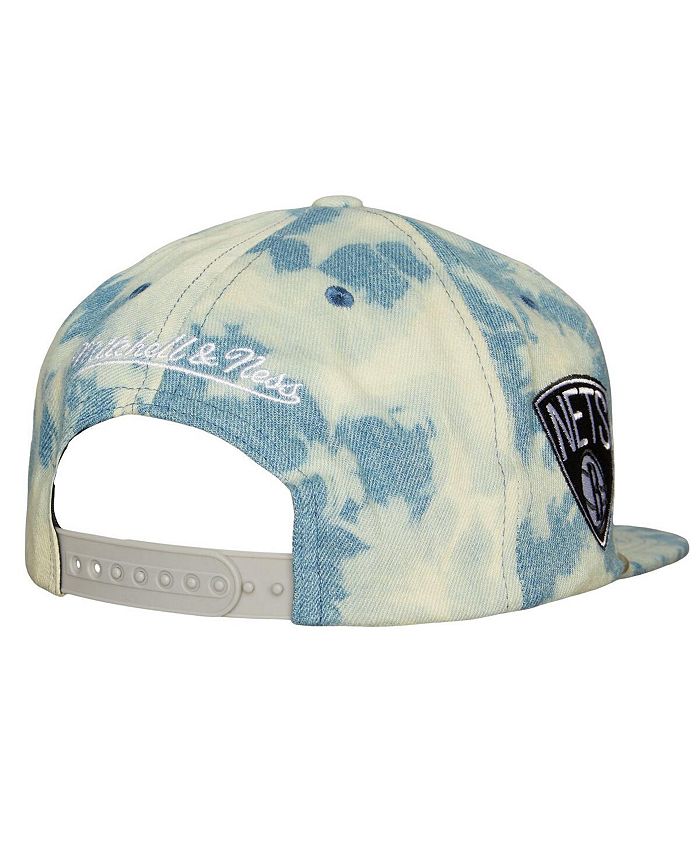 Mitchell & Ness Men's Denim Brooklyn Nets Acid Wash Snapback Hat - Macy's