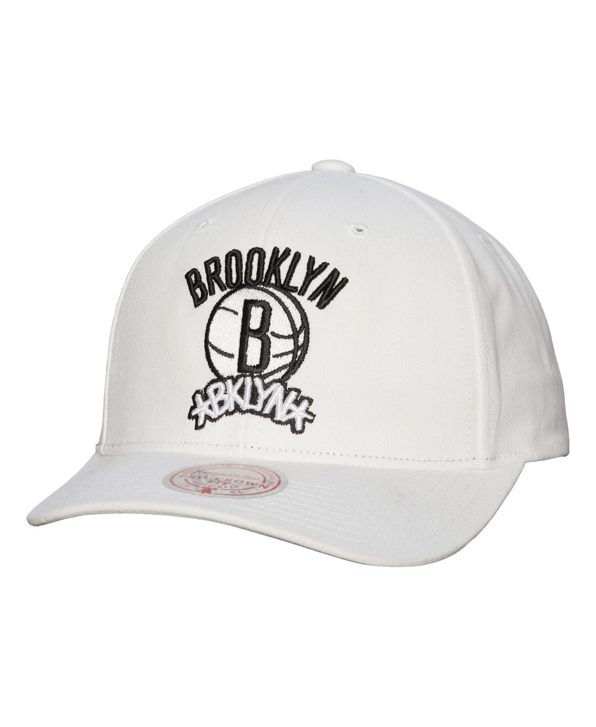 Mitchell & Ness Men's  White Golden State Warriors Hardwood Classics All In Retro Snapback Hat