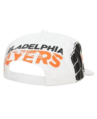 Men's White Philadelphia Flyers In Your Face Deadstock Snapback Hat
