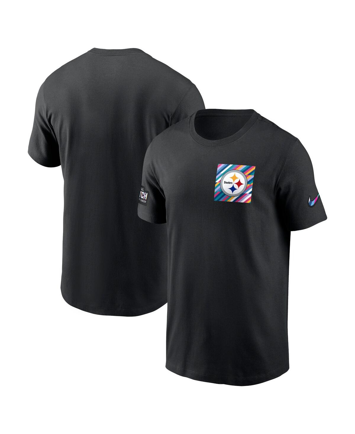 Nike Carolina Panthers Crucial Catch Sideline  Men's Nfl T-shirt In Black