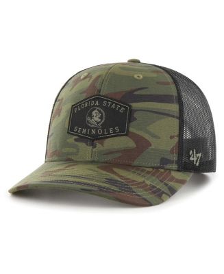 Men's '47 Brand Camo, Black Florida State Seminoles OHT Military ...