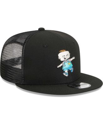 Men's Black Rugrats Phil Trucker 9FIFTY Snapback Hat