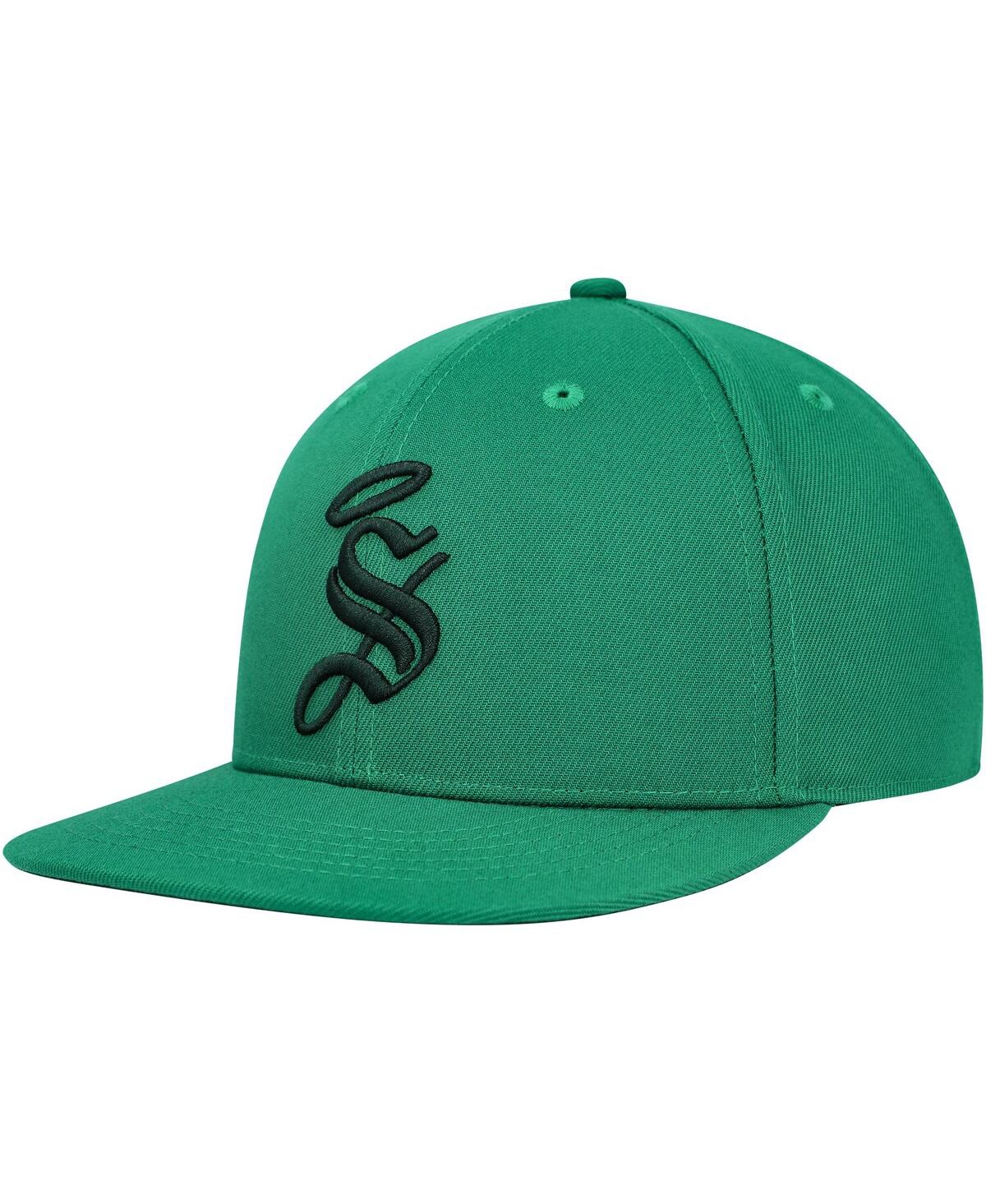 Men's Green Santos Laguna Palette Snapback Hat - Green