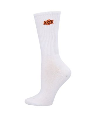 Women's Black, White Oklahoma State Cowboys 2-Pack Quarter-Length Socks