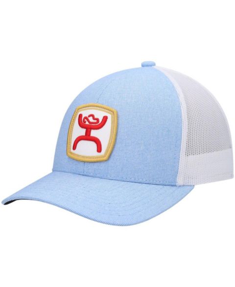 Мужская кепка Hooey Light Blue, White Zenith Trucker Snapback Hat