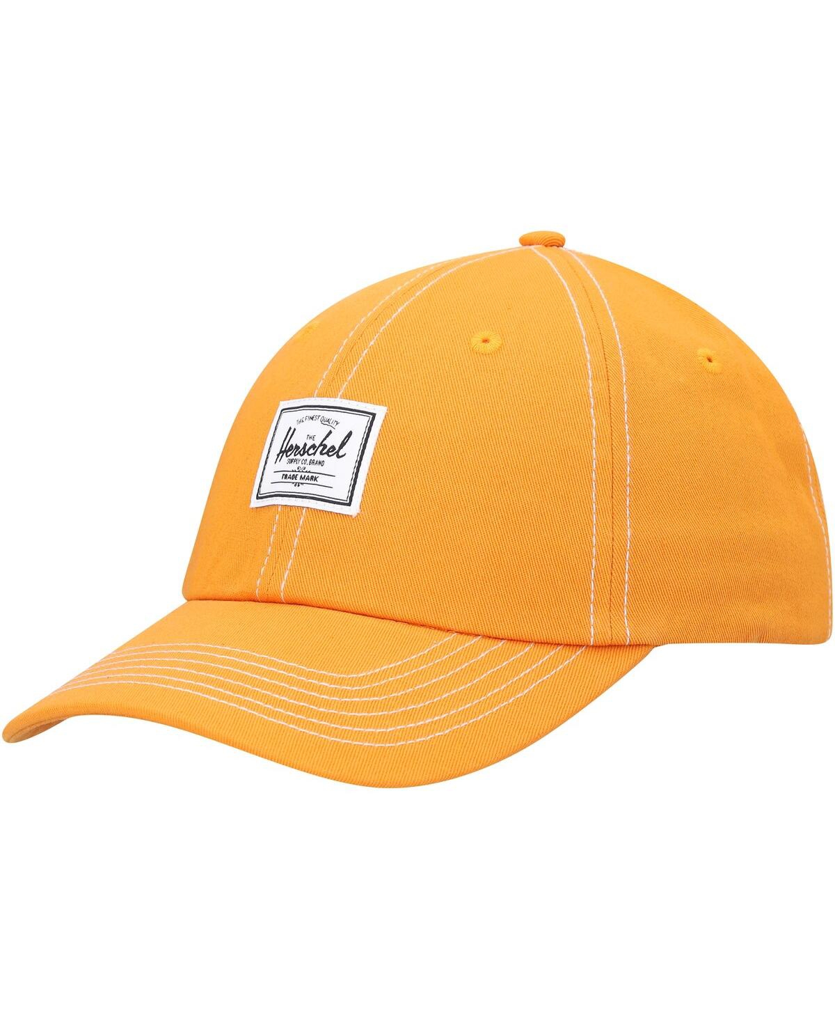 Herschel Men's  Supply Co. Orange Sylas Adjustable Hat