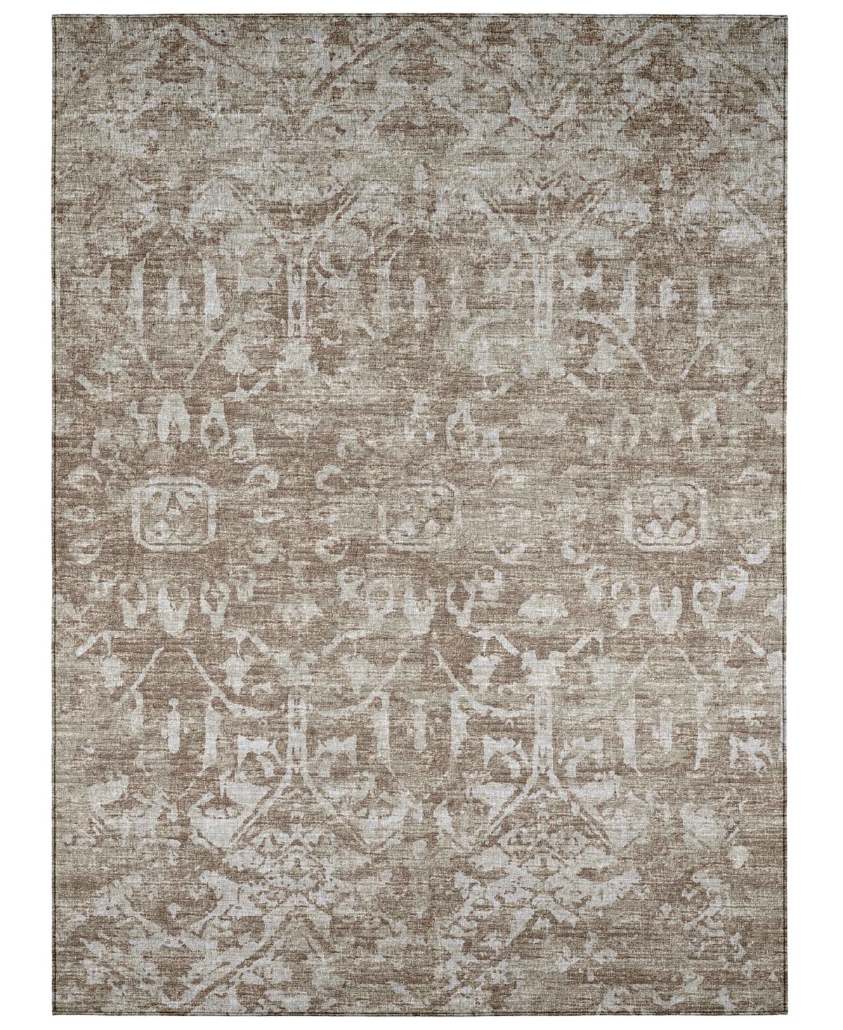 Addison Othello Outdoor Washable AOT31 5' x 7'6in Area Rug - Taupe