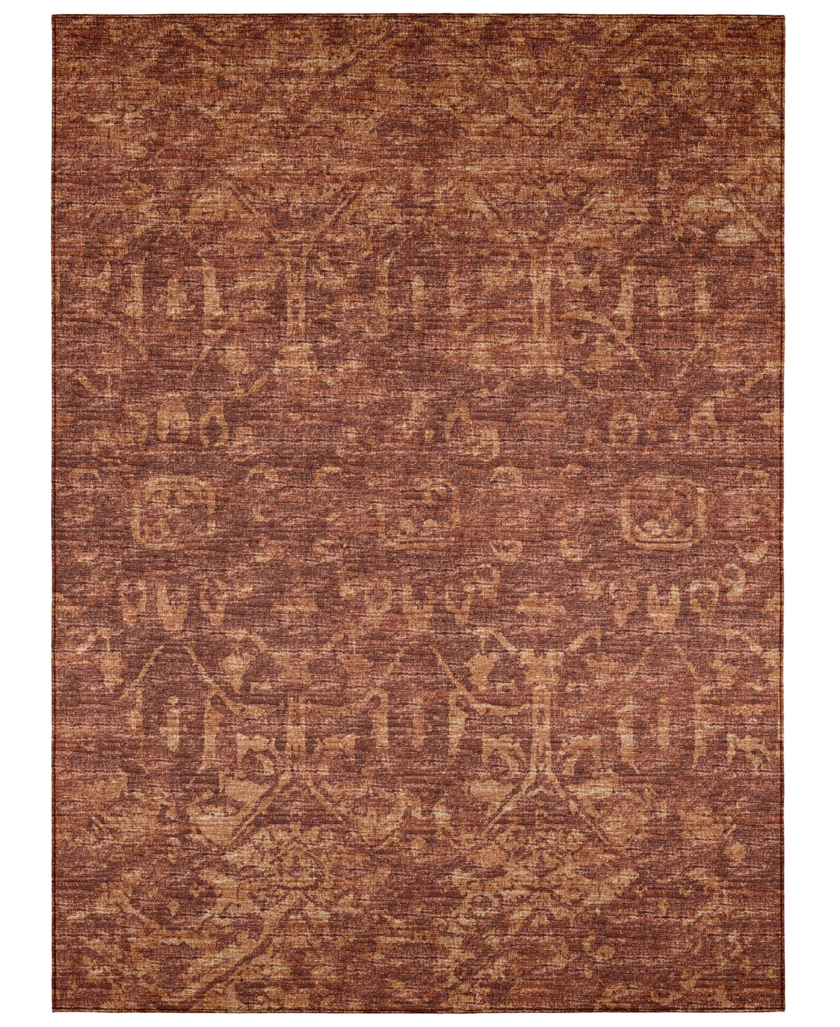 Addison Othello Outdoor Washable AOT31 5' x 7'6in Area Rug - Clay