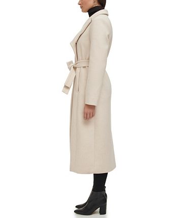 Kenneth cole wool clearance blend maxi wrap coat
