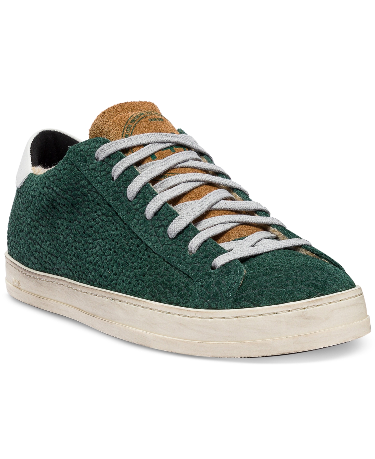 Men's Textured Leather Sneakers - Timber