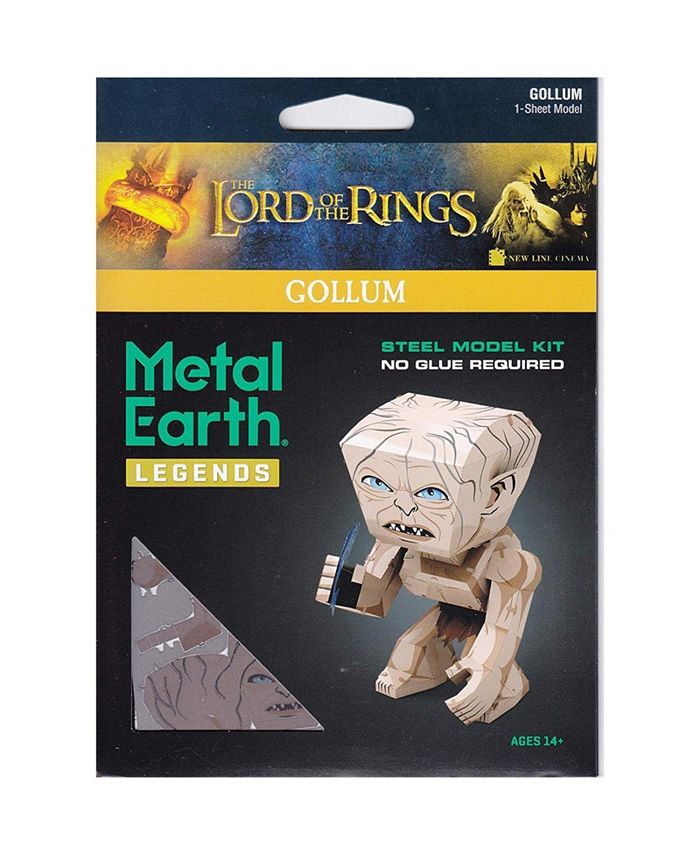 Fascinations Metal Earth Legends Lord Of The Rings Gollum Steel Model ...