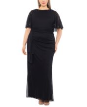 Macy's plus size sales formal long dresses