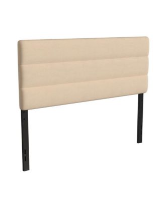Coppola Queen size Metal Frame Tufted Upholstery And Powder Coated Headboard