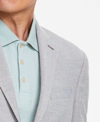 Men's Slim-Fit Mini-Houndstooth Suit