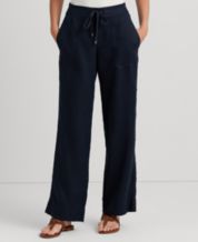 Lauren Ralph Lauren Wide Leg Linen Pants: Shop Wide Leg Linen Pants - Macy's