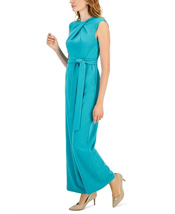 Tahari sales navy jumpsuit