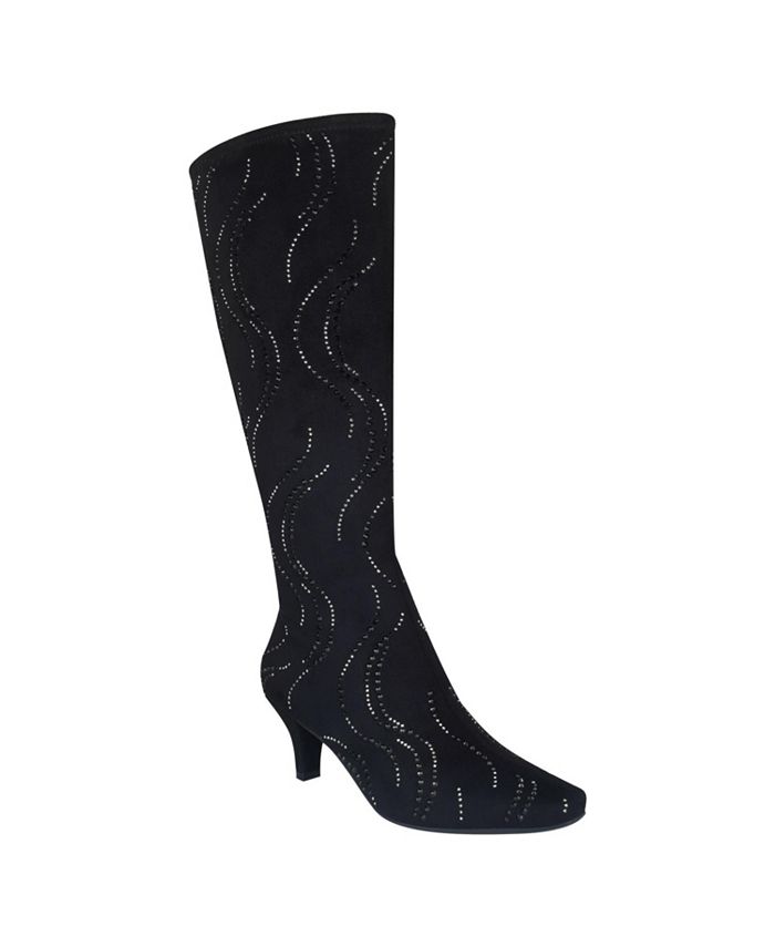 Impo Women s Namora Bling Stretch Knee High Boots Macy s