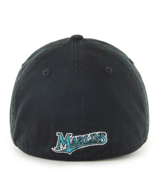 Men's Black Florida Marlins Cooperstown Collection Franchise Fitted Hat