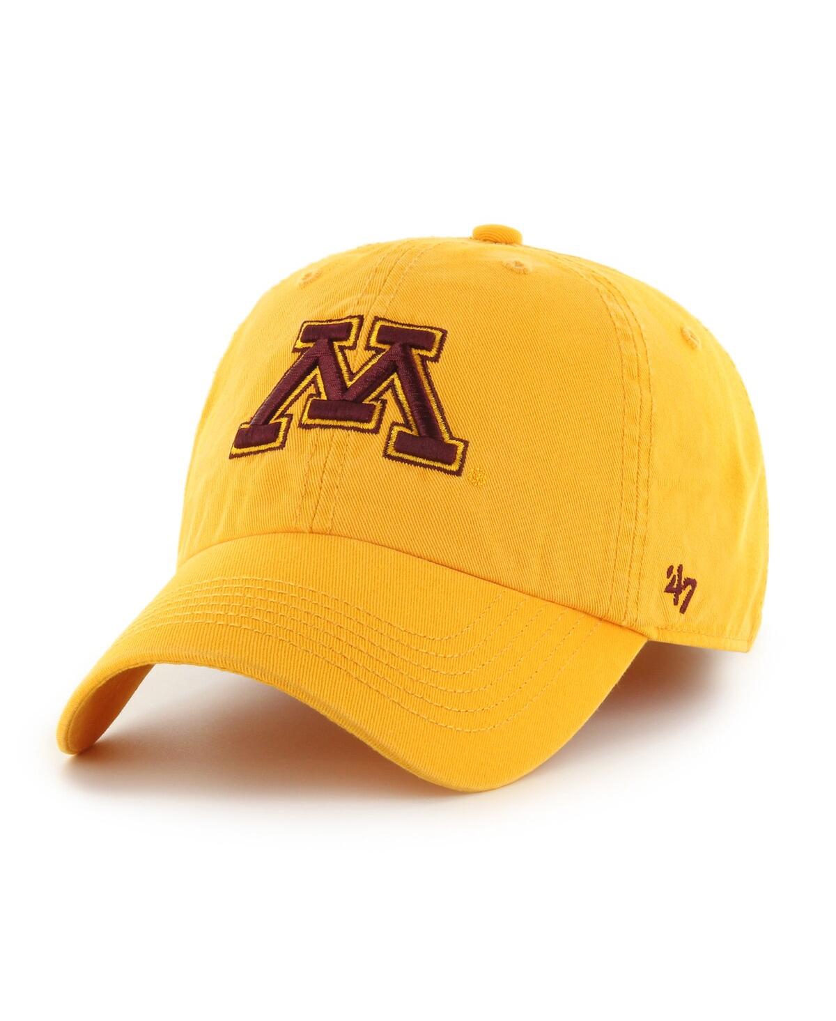 47 Brand Men's ' Gold Minnesota Golden Gophers Franchise Fitted Hat