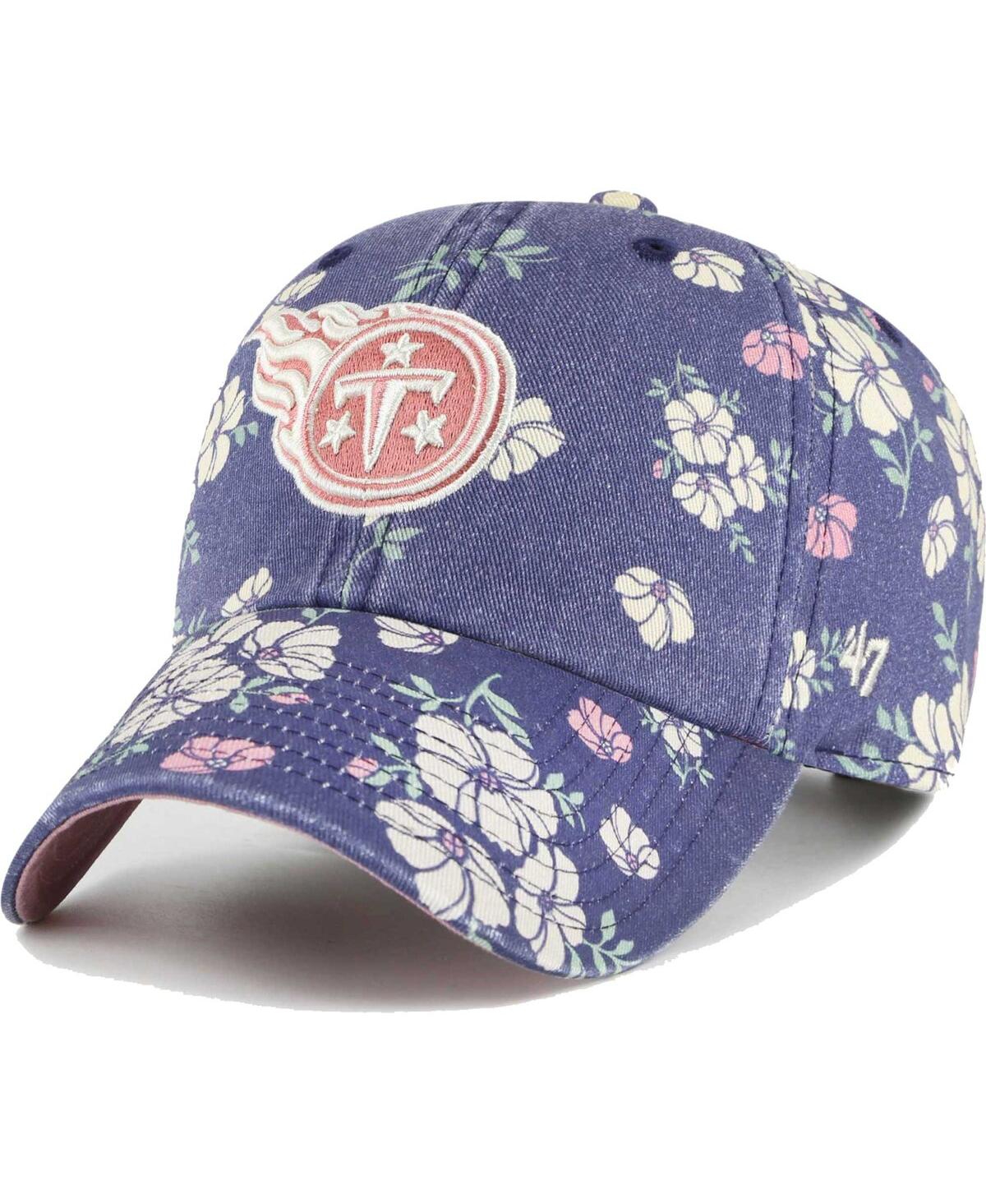 47 Brand Women's ' Navy Tennessee Titans Primrose Clean Up Adjustable Hat In Navy