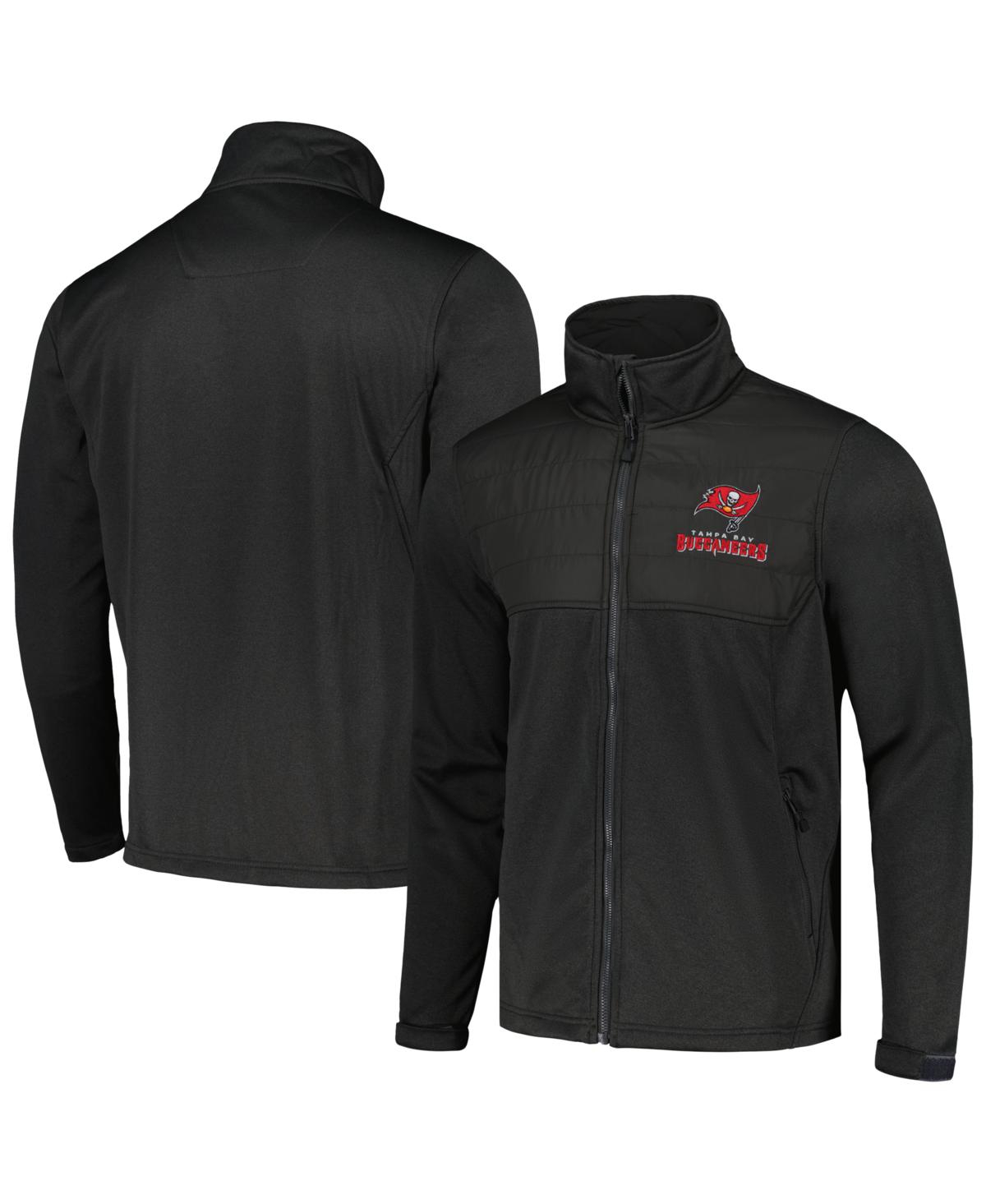 Dunbrooke Men's  Heather Black Tampa Bay Buccaneers Explorer Tech Full-zip Jacket