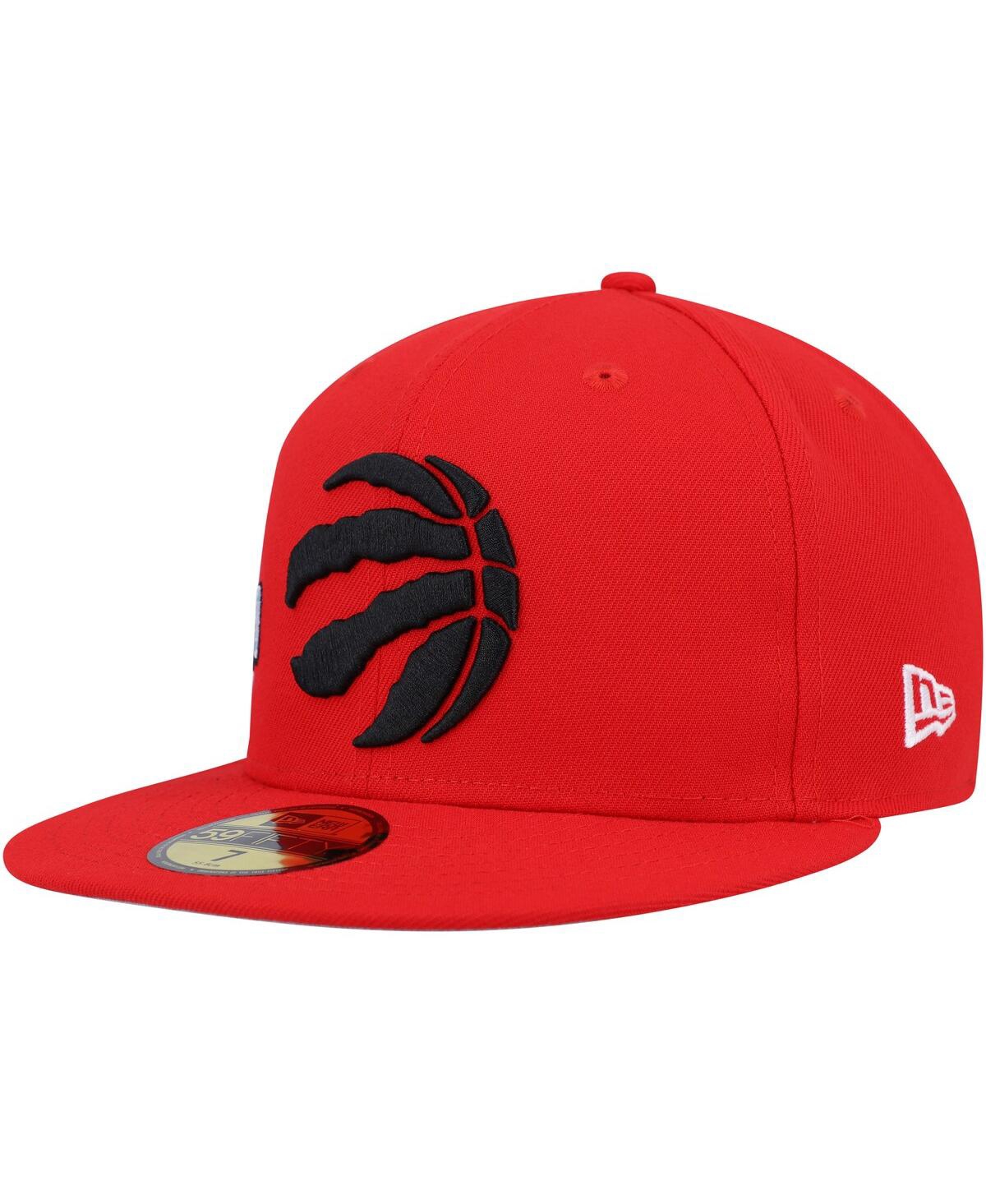 Men's New EraToronto Raptors Stateview 59FIFTY Fitted Hat - Red