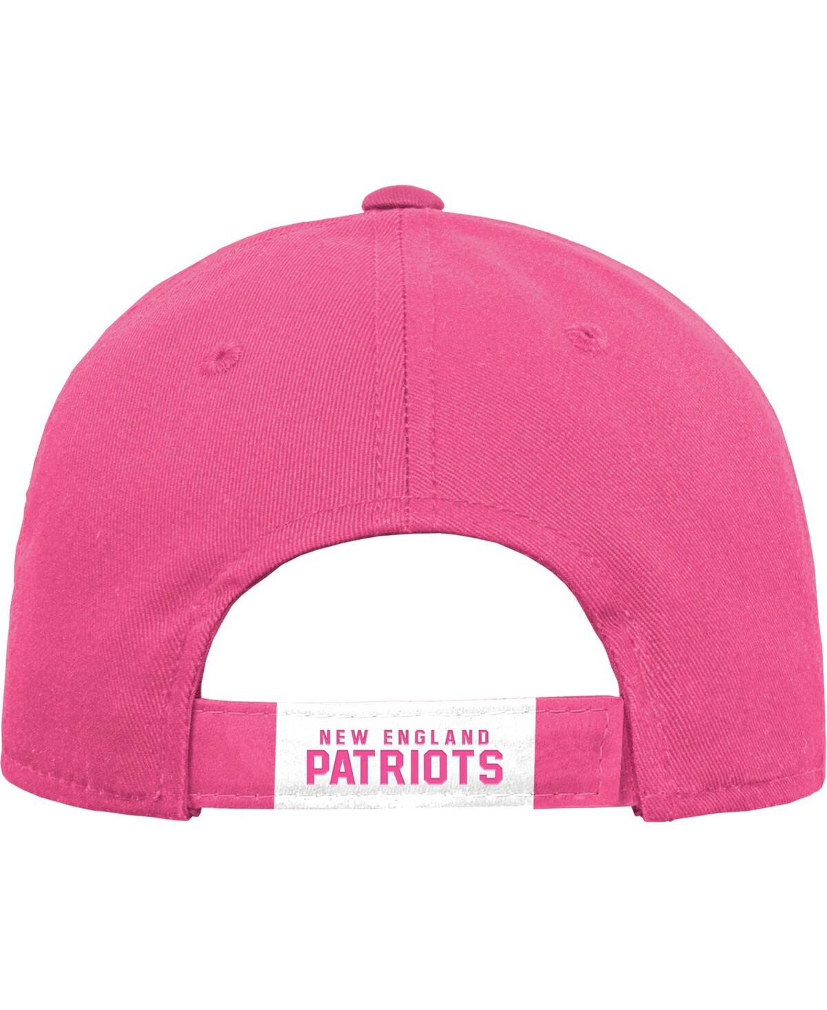 Shop Outerstuff Big Girls Pink New England Patriots Adjustable Hat