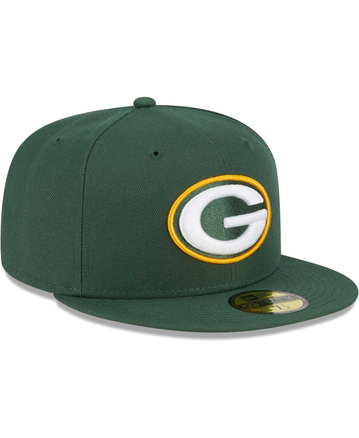 Men's New EraGreen Bay Packers Main 59FIFTY Fitted Hat - Green