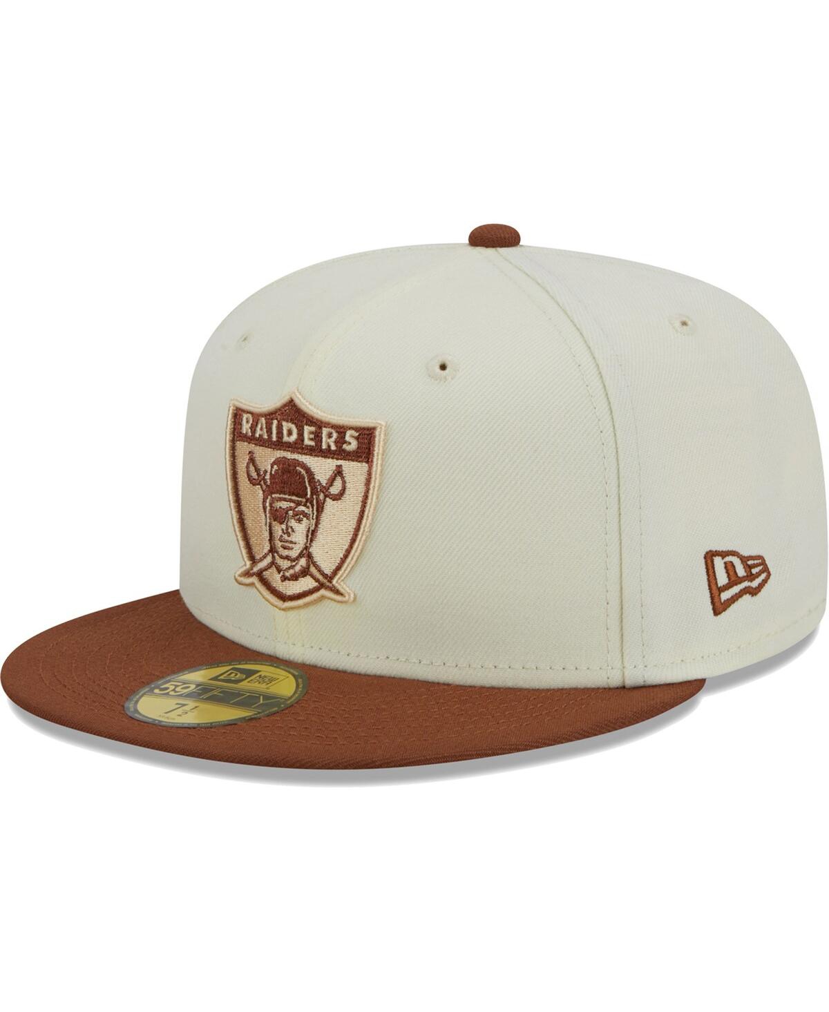 Men's New Era Burnt Orange Las Vegas Raiders City Icon 59FIFTY Fitted Hat - Burnt Orange