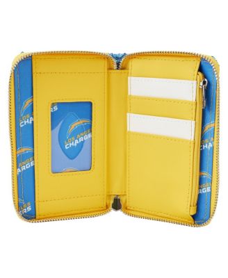 Women's Los Angeles Chargers Sequin Zip-Around Wallet