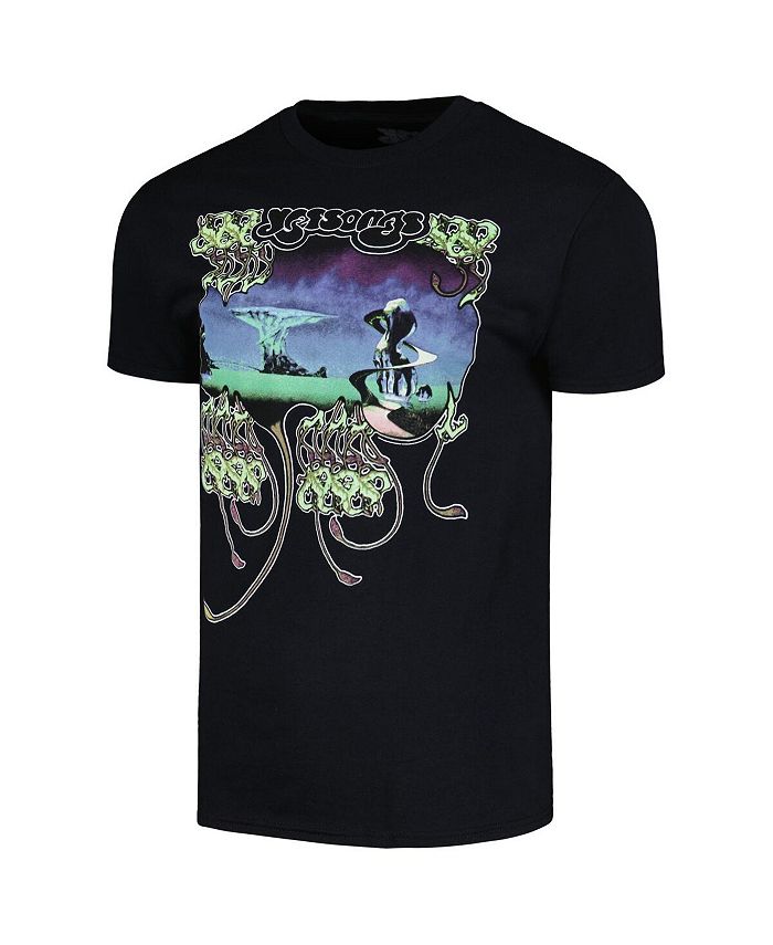 Manhead Merch Men's Black Yes Yessongs Graphic T-shirt - Macy's
