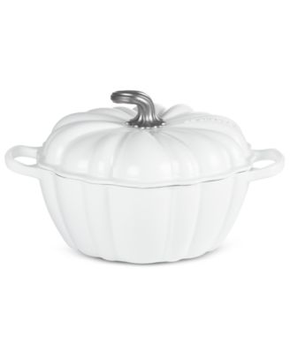 Enameled Cast Iron Signature 4 Qt. Pumpkin Dutch Oven with Lid